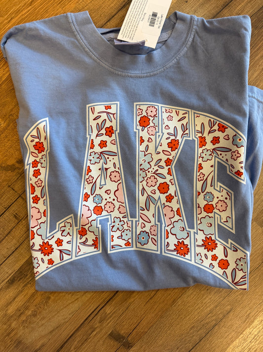 Lake Floral Tee