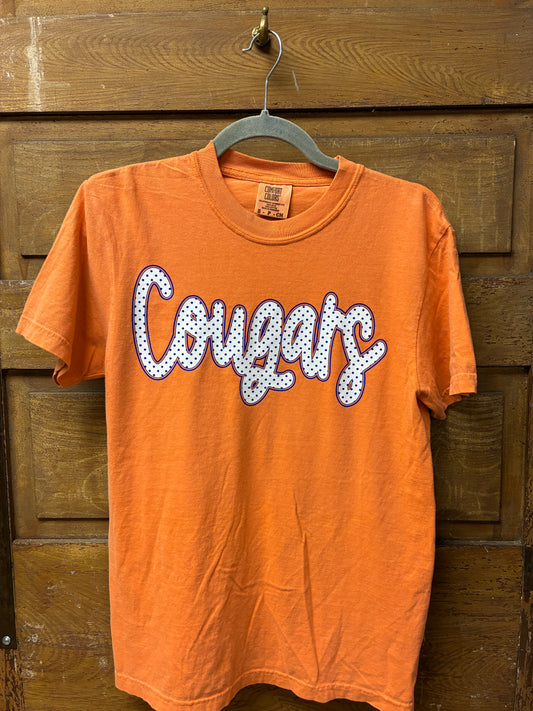 Polka Dot Cougars Tee