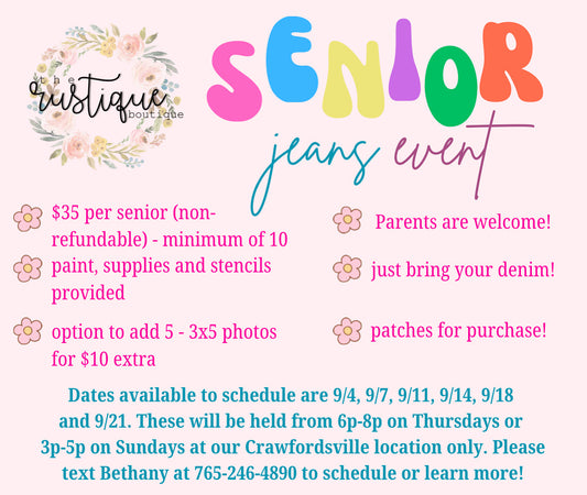 Senior Jeans Event