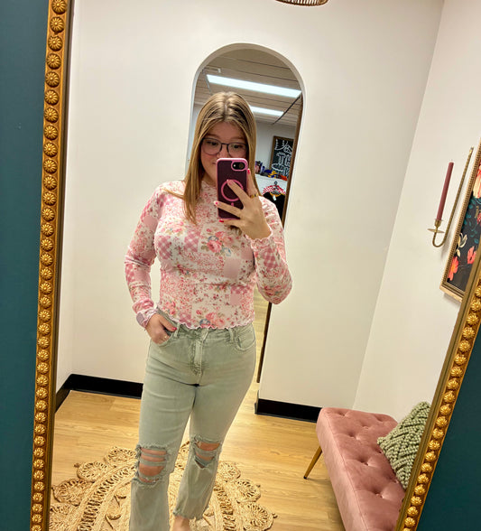 Patchwork Mesh Undershirt