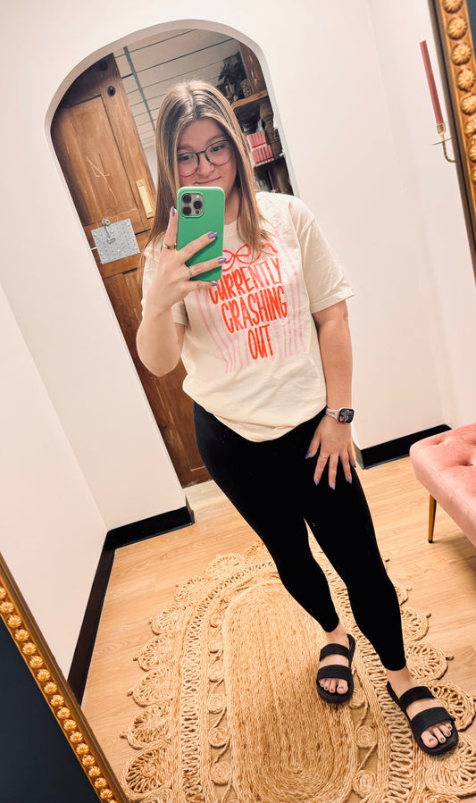 Currently Crashing Out Tee