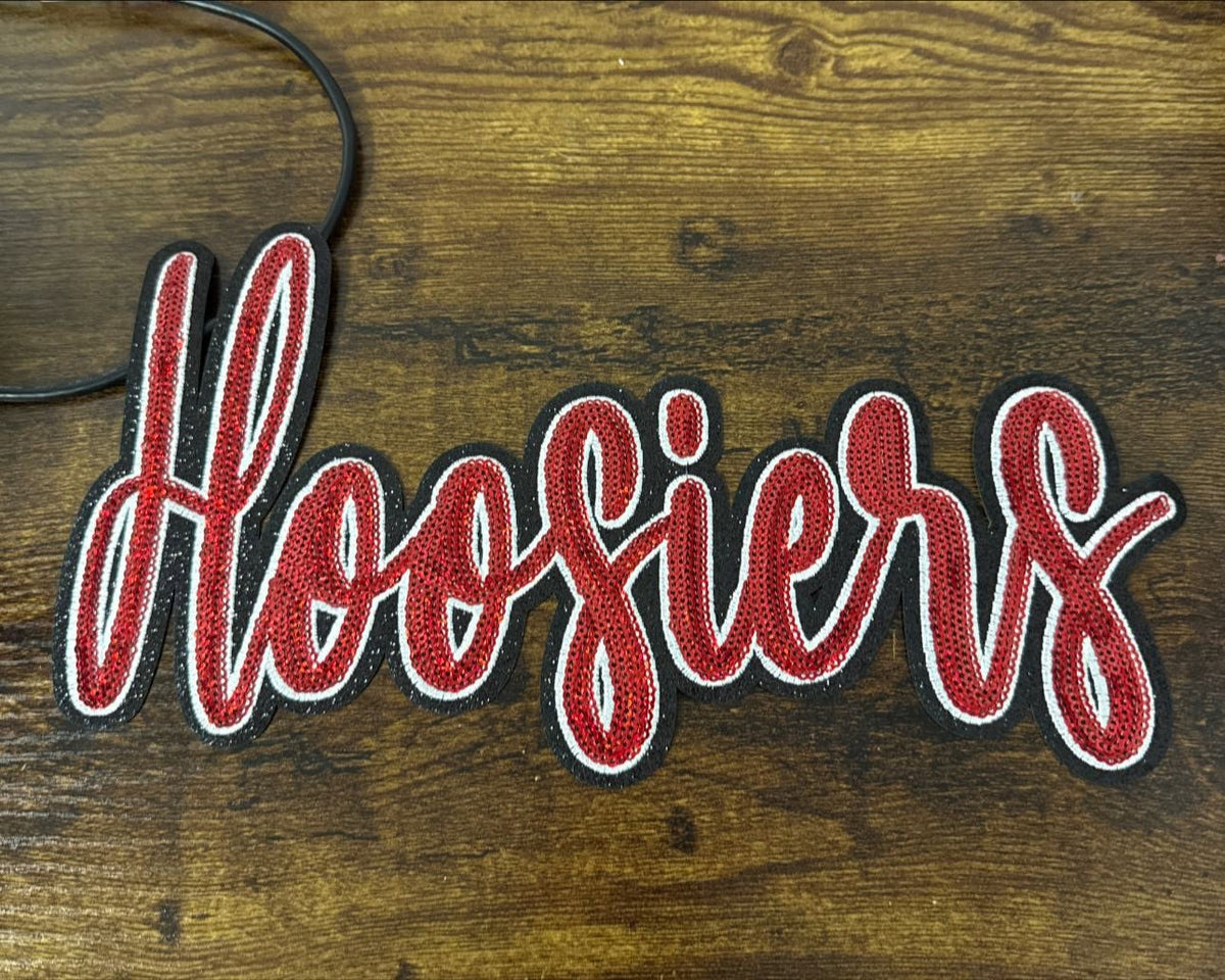 PRE-ORDER Hoosiers Patch Crewneck or Quarter Zip