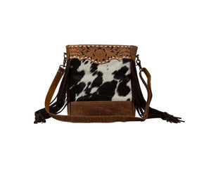 Plains Roundup Leather & Hairon Bag - Myra Bag