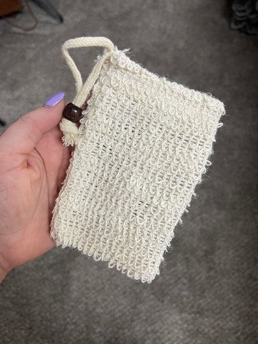 Loofah soap pouch