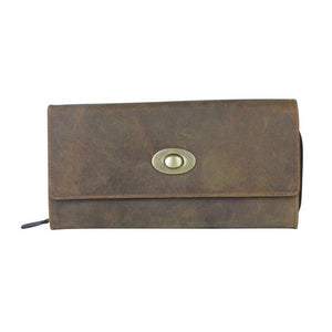 Stately Brown Wallet - Myra Bag