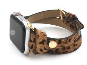 Leopard Wrap Apple Watch Band