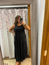 Load image into Gallery viewer, Ruffle Tank Maxi - Black