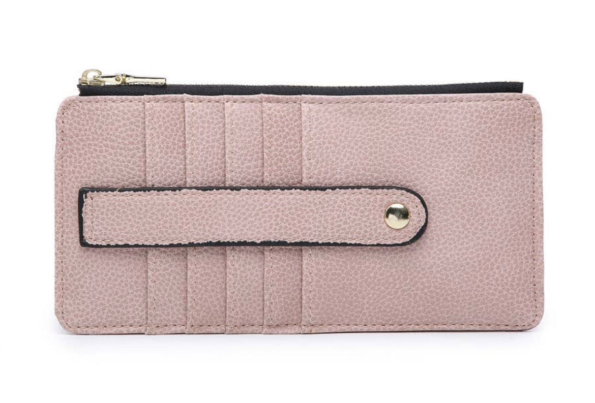 Saige Slim Card Holder Wallet - Jen & Co